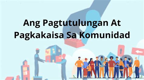 Larawan ng pagkakaisa at pagtutulungan .